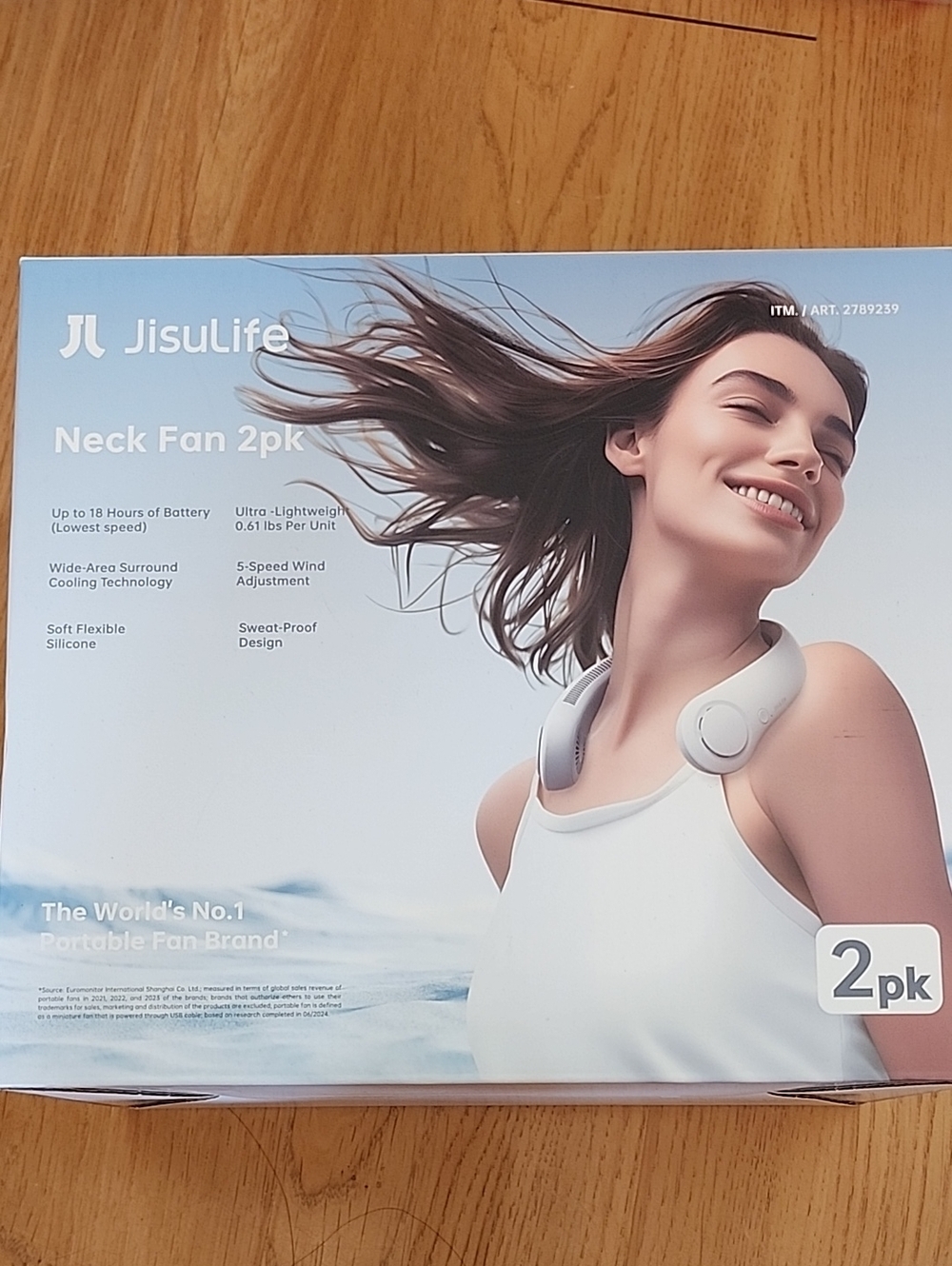 JisuLife Neck Fan Life4, 2pk
